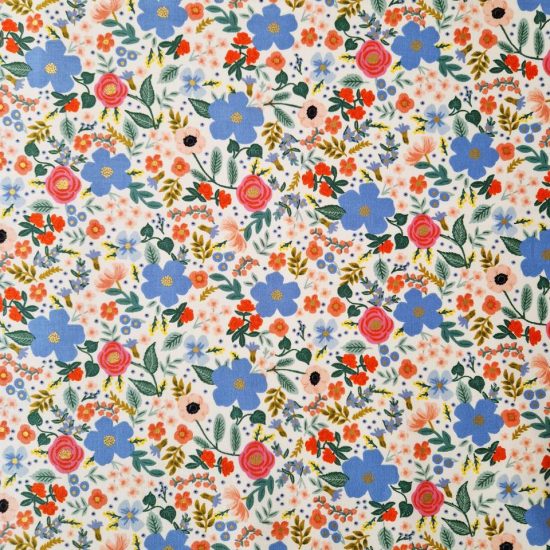 Tissu imprimé primavera fleurs multicolores Rifle Paper co